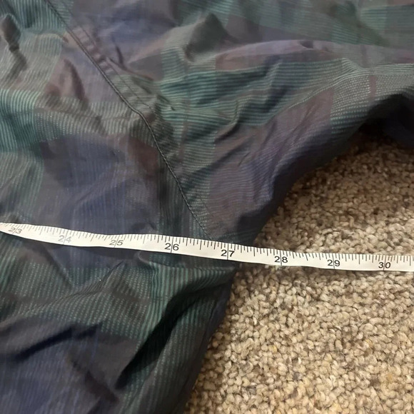 Vintage Jerzees Windbreaker Jacket 80s Black Watch Raglan‎ Check Blue Zip Bomber - Picture 5 of 9